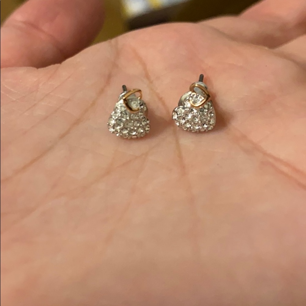 Swarovski Heart Earrings